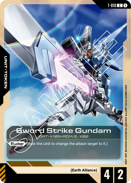 T-010 C Token Sword Strike Gundam