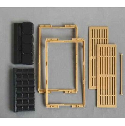 YAMADA KAGAKU MIJ Miniature entrance door &amp; curtain