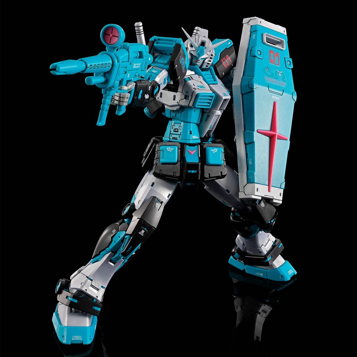 RG 1/144 RX-78-2 GUNDAM Ver.2.0 [HATSUNE MIKU Ver.]
