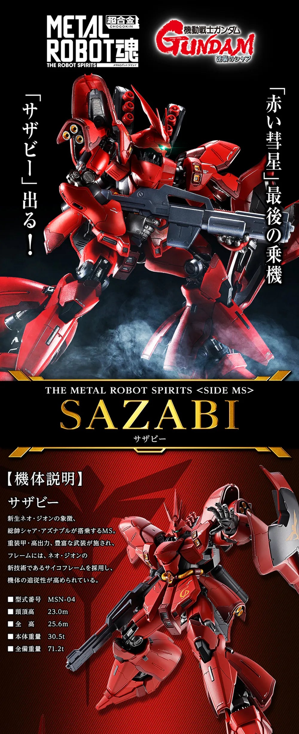 THE METAL ROBOT SPIRITS <SIDE MS> SAZABI