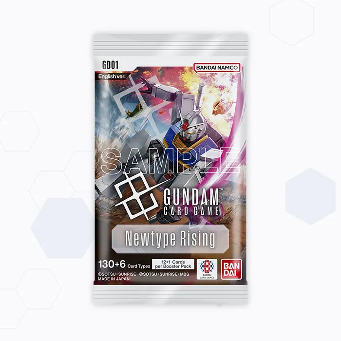 GUNDAM CARD GAME Booster Pack Newtype Rising【GD01】Engliah Version Box